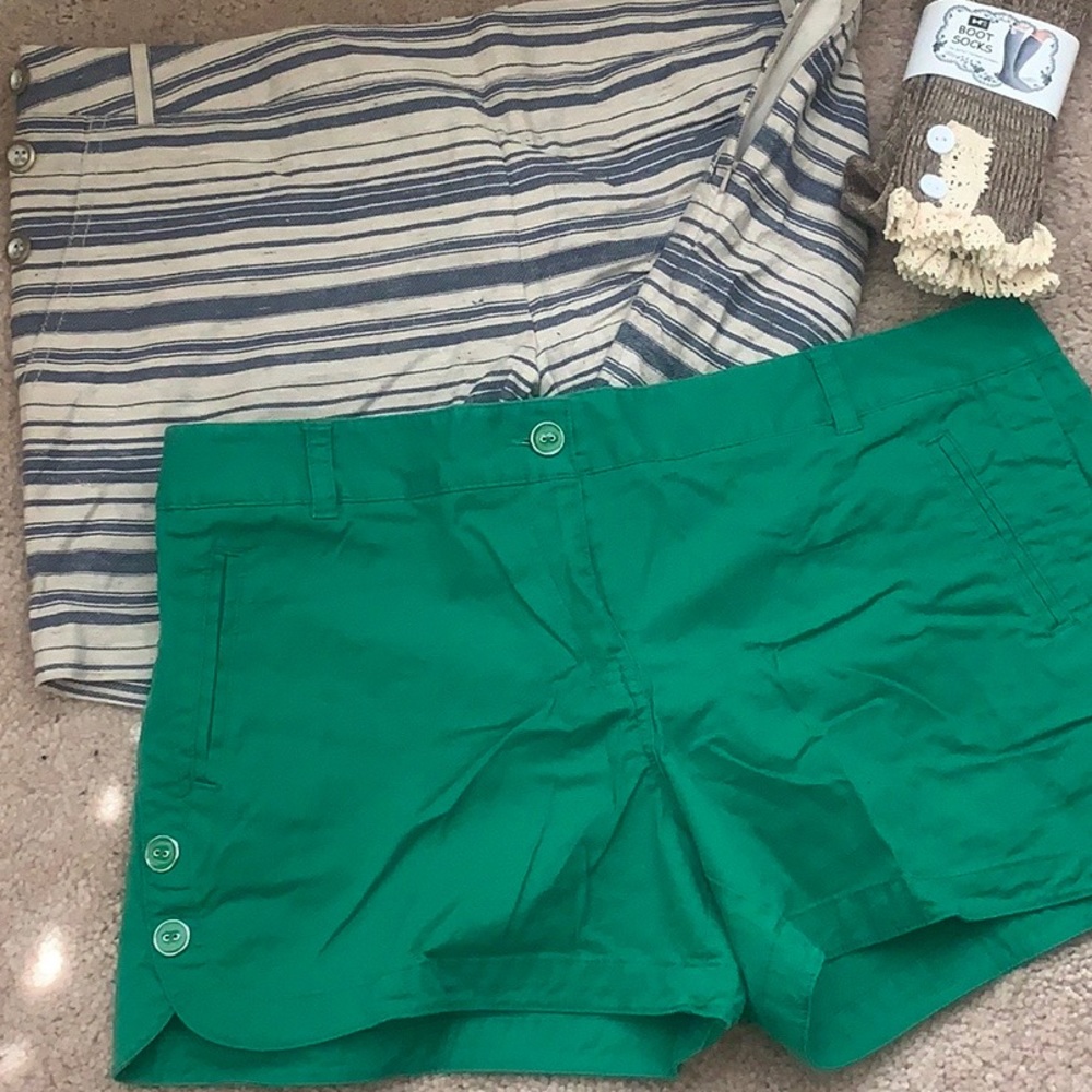 2 pairs of shorts.